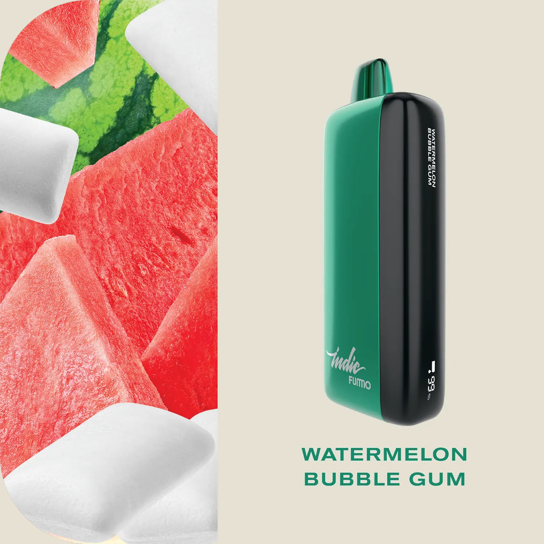 Fummo Indic 12000 Puffs Disposable Vape Watermelon Bubblegum