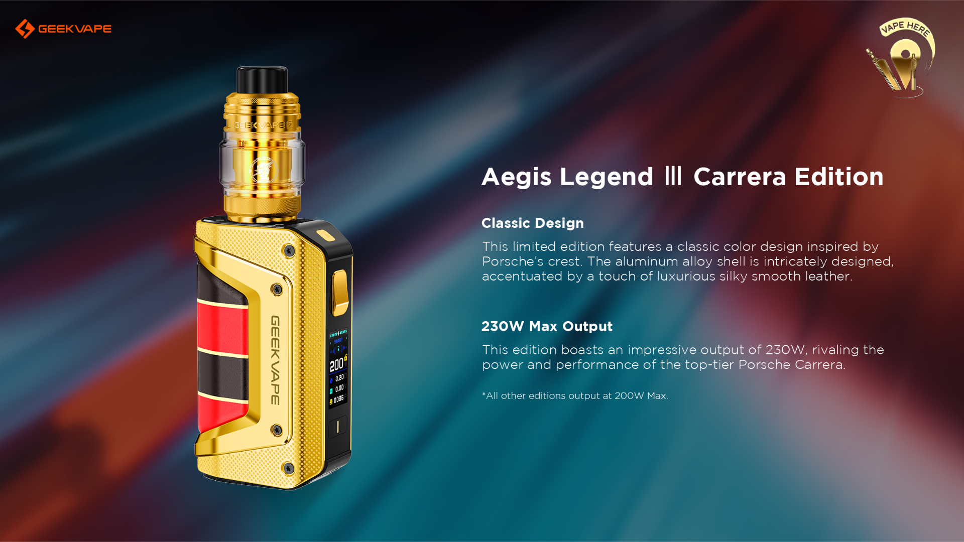 GEEKVAPE Aegis legend 3 Kit 200W UAE Ajman