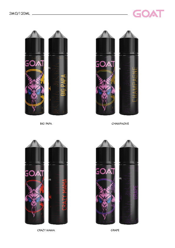 GOAT 3MG & 6MG 60ML & 120ML E-Liquids UAE Dubai