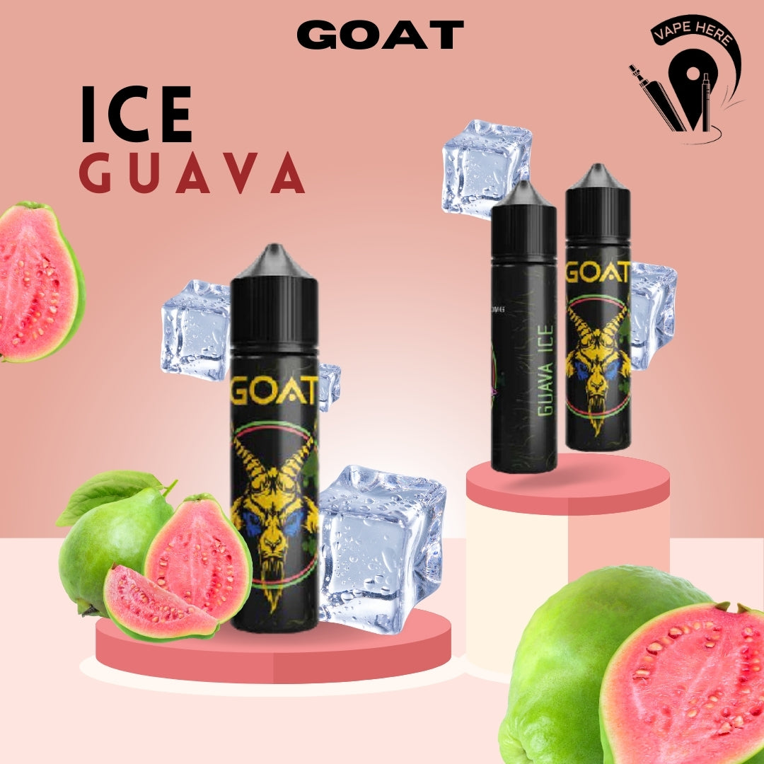 GOAT 3MG & 6MG 60ML & 120ML E-Liquids Guava Ice UAE Sharjah