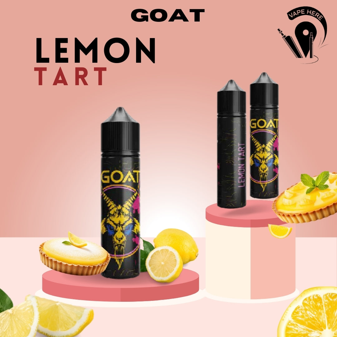 GOAT 3MG & 6MG 60ML & 120ML E-Liquids Lemon Tart UAE Dubai