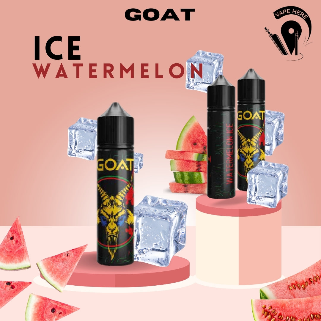 GOAT 3MG & 6MG 60ML & 120ML E-Liquids Watermelon Ice UAE Abu Dhabi