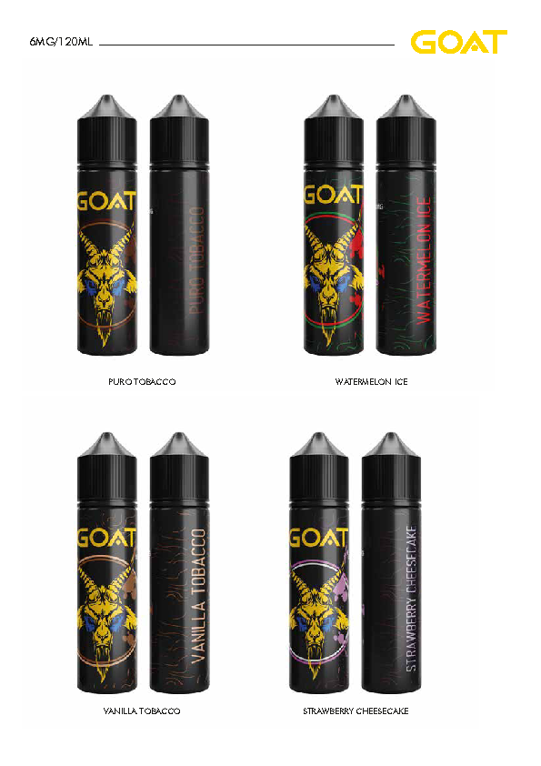 GOAT 3MG & 6MG 60ML & 120ML E-Liquids UAE Abu Dhabi