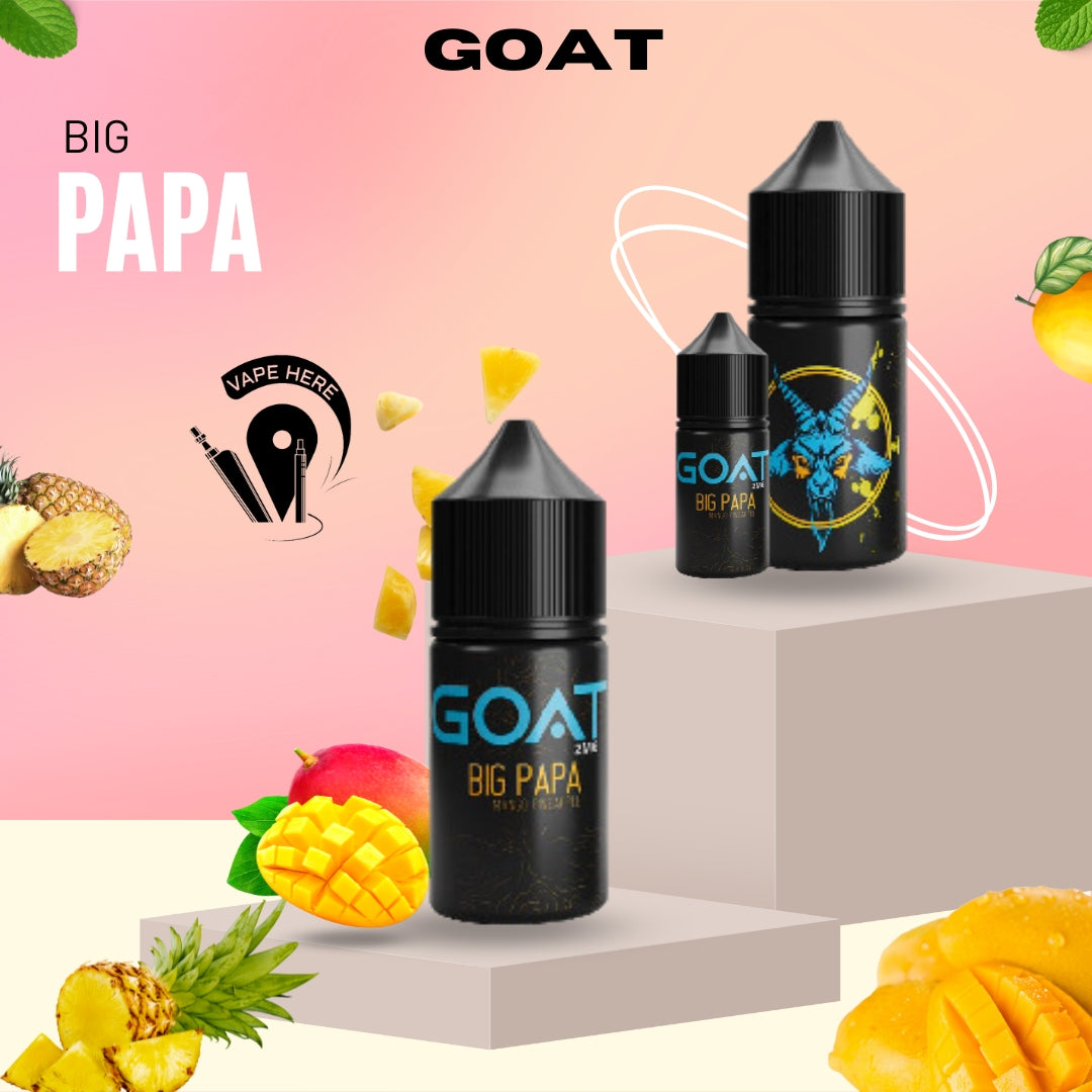 GOAT Salt Nic 20MG 30ML Big Papa UAE Dubai