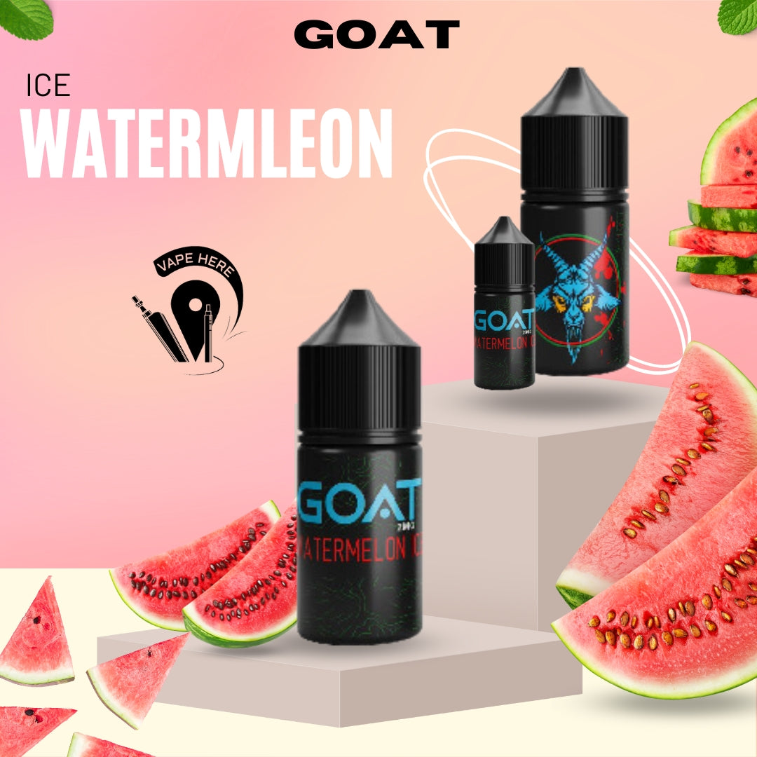 GOAT Salt Nic 20MG 30ML Watermelon Ice UAE Umm Al Qiwuan