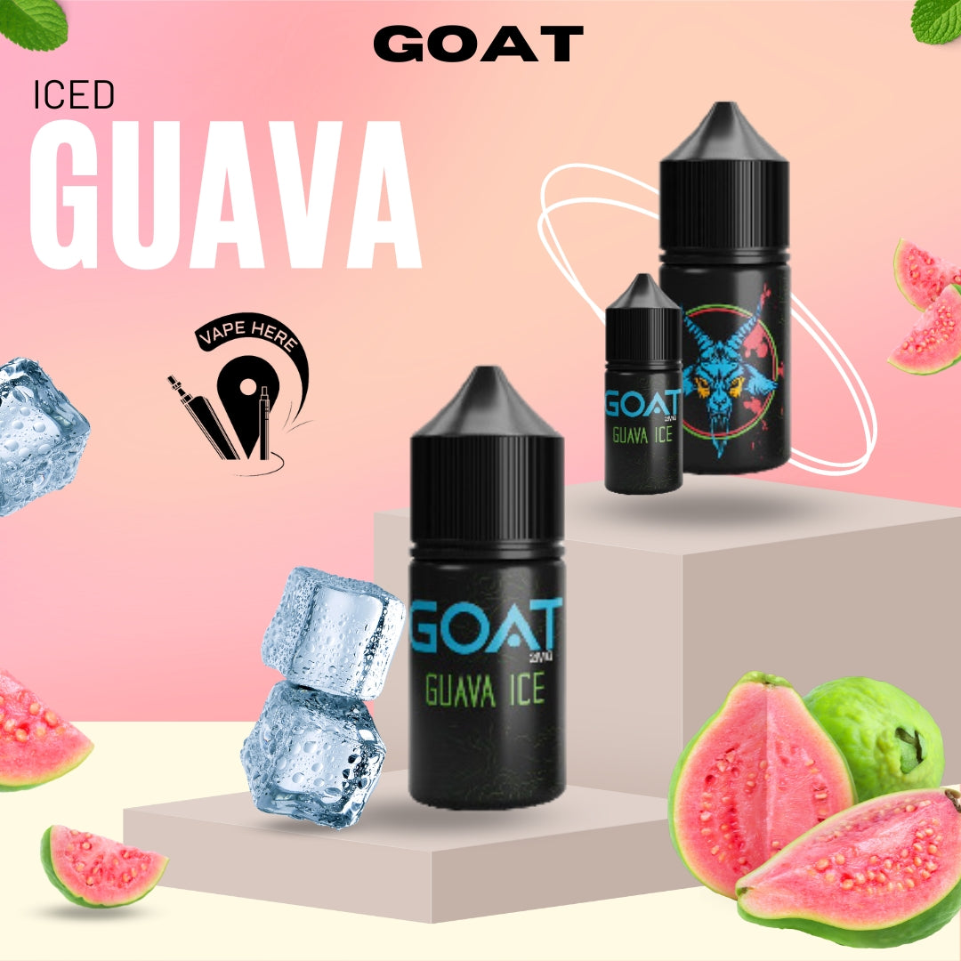 GOAT Salt Nic 20MG 30ML Guava Ice UAE Sharjah