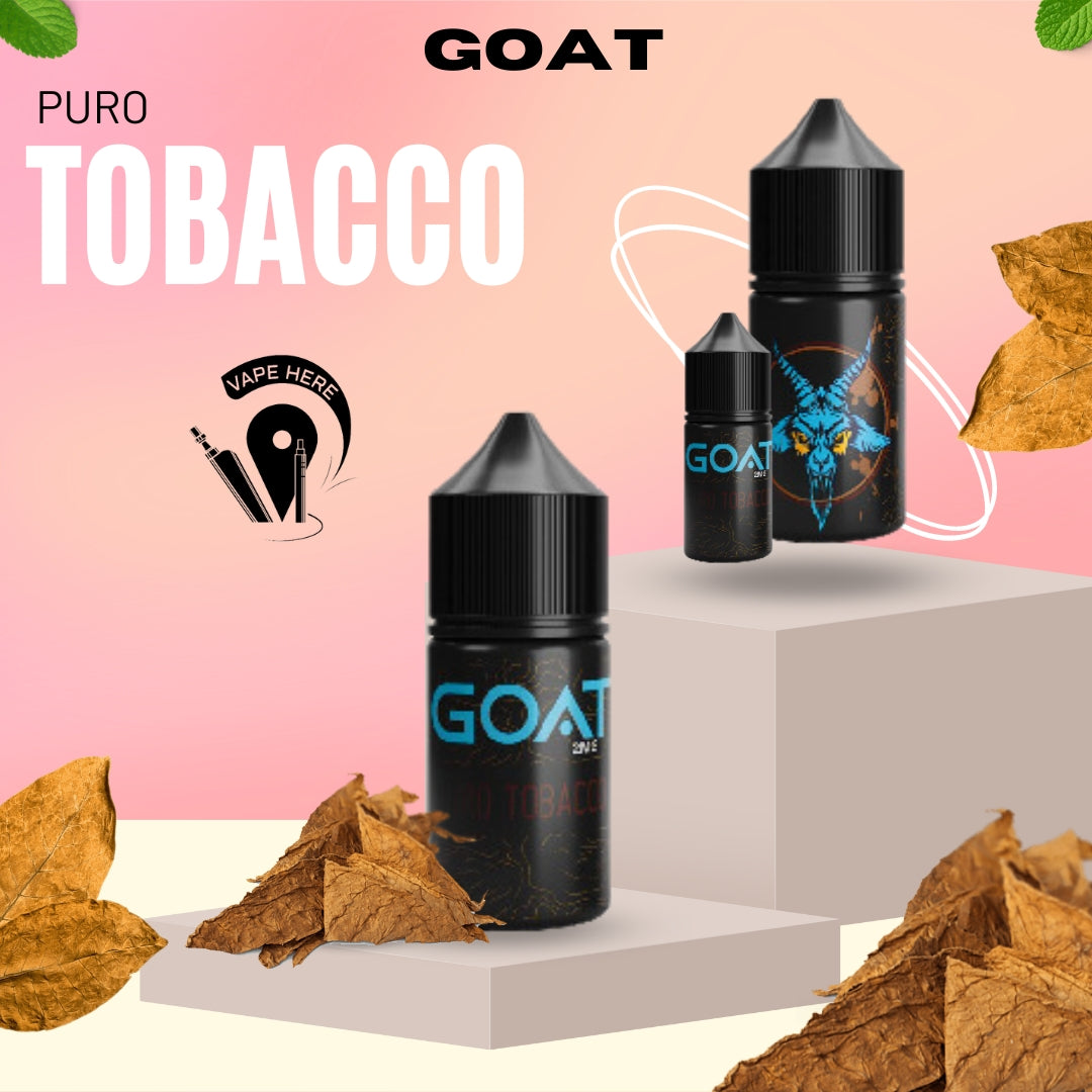 GOAT Salt Nic 20MG 30ML Puro Tobacco UAE Ras Al Khaimah