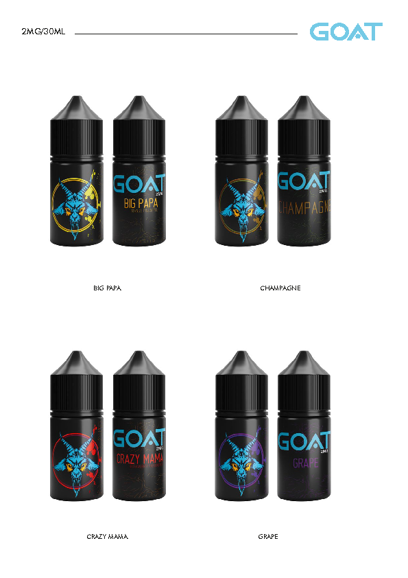 GOAT Salt Nic 20MG 30ML UAE Al Ain