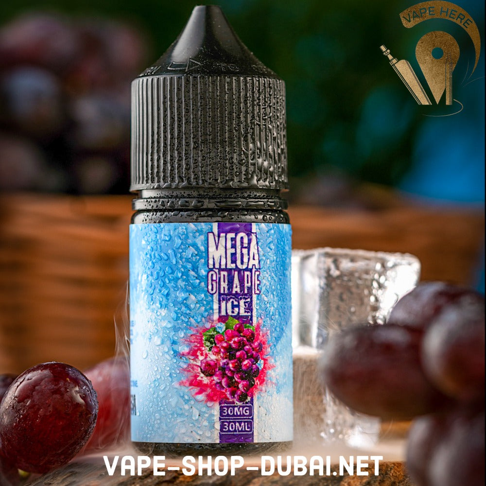 MEGA GRAPE ICE 30ML SALTNIC -GRAND E-LIQUID UAE DUBAI ABU DHABI