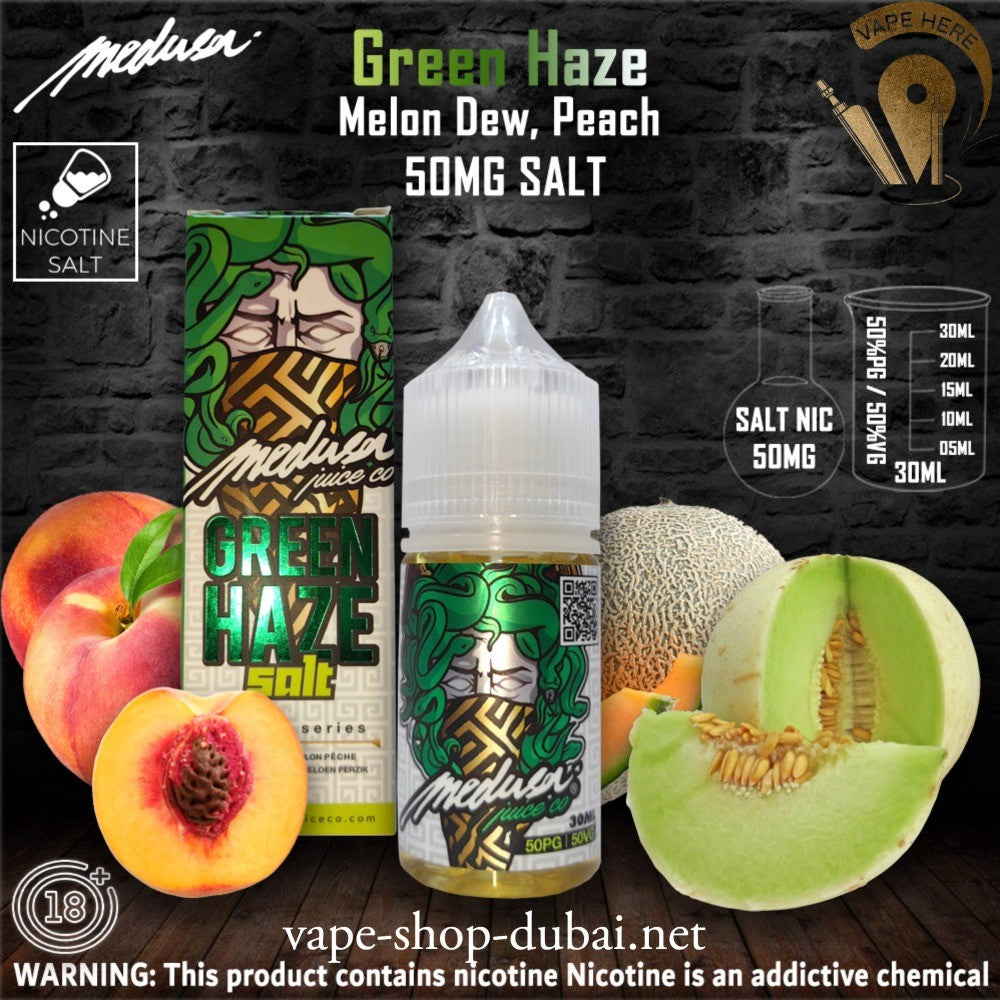 MEDUSA JUICE GREEN HAZE SALTNIC 30ML - CLASSIC SERIES UAE DUBAI