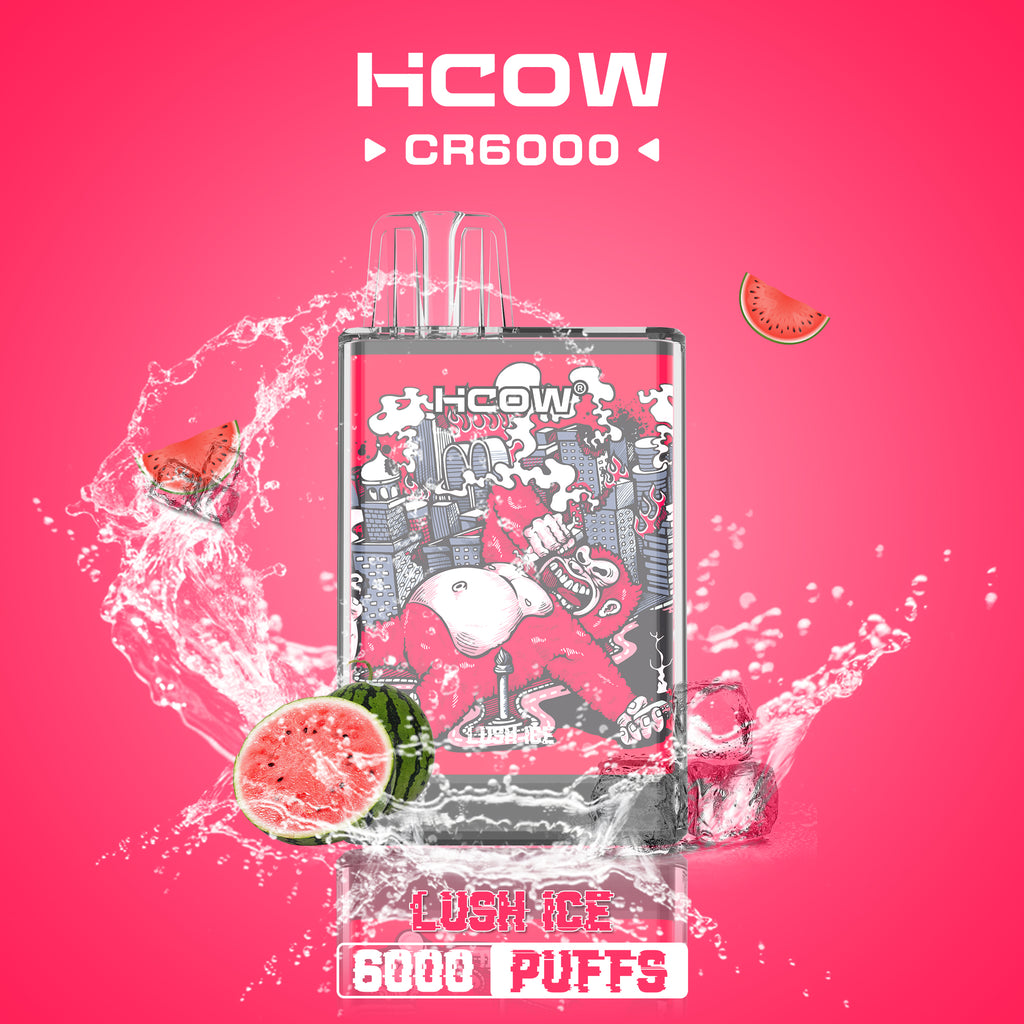 HCOW CR6000 Disposable Vape 6000 Puffs lush ice Dubai UAE abu dhabi