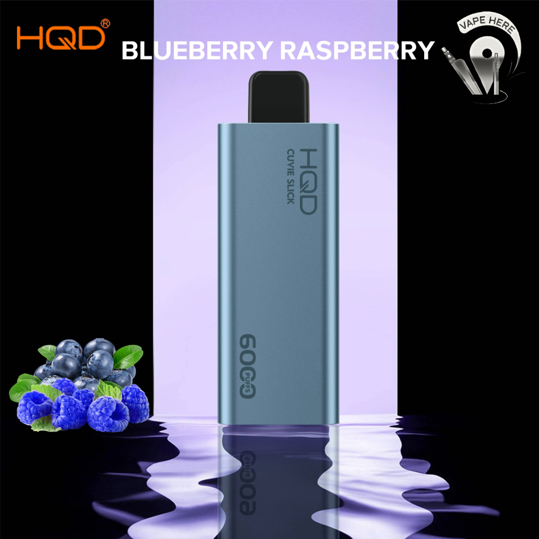 HQD CUVIE SLICK 6000 PUFFS DISPOSABLE VAPE Blueberry Raspberry UAE Al Ain