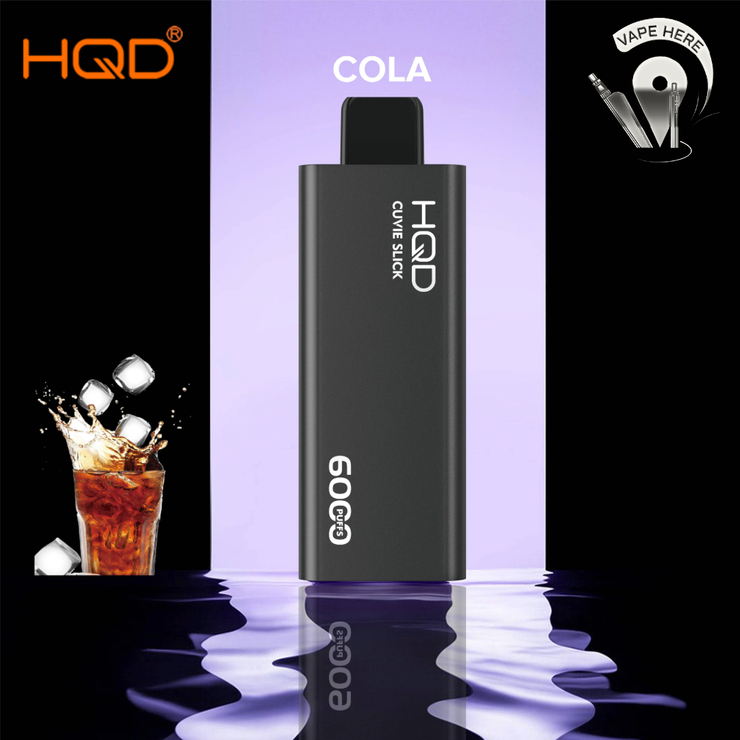 HQD CUVIE SLICK 6000 PUFFS DISPOSABLE VAPE Cola Ice UAE Ajman