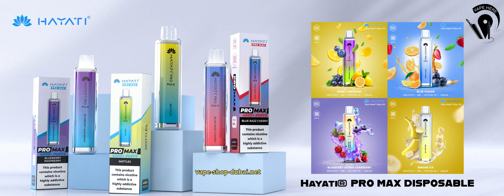 Hayati Pro Max 4000 20mg Disposable Vape