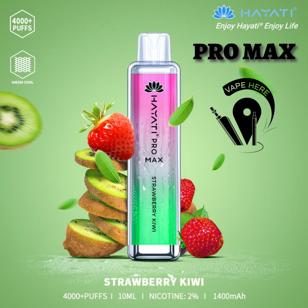 Hayati Pro Max 4000-Strawberry Kiwi