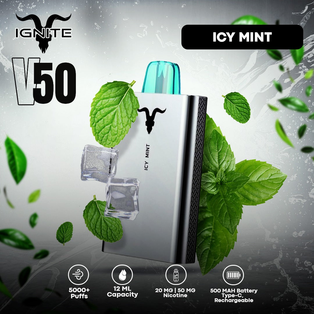 IGNITE V50 Disposable Vape ice mint