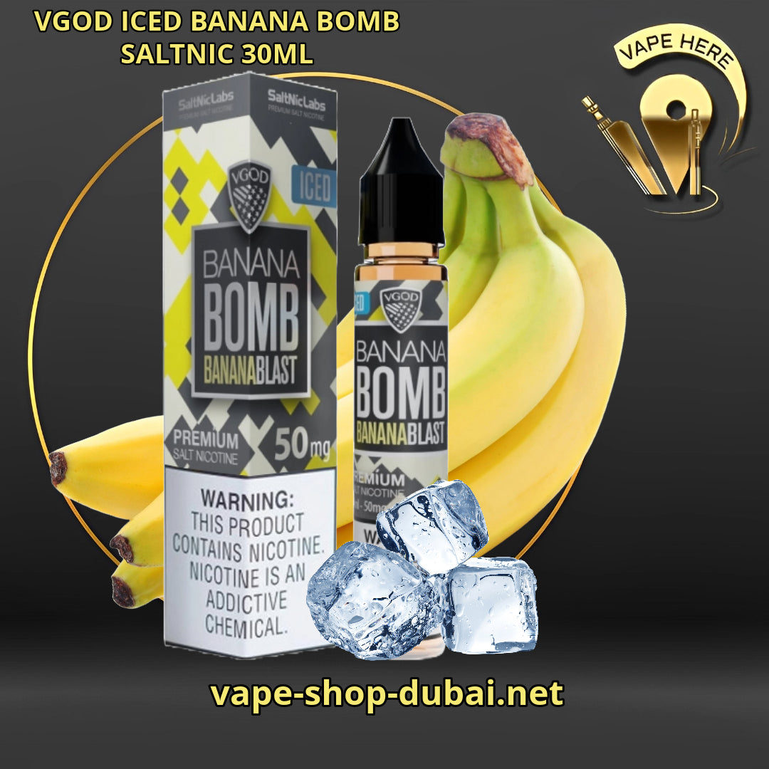 VGOD ICED BANANA BOMB SALTNIC 30ML UAE Dubai