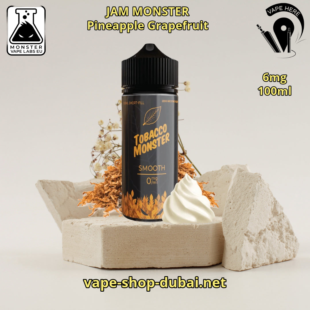 Jam Monster E-Liquids 6MG 100ml Tobacco Monster Spanish Cream UAE Abu Dhabi