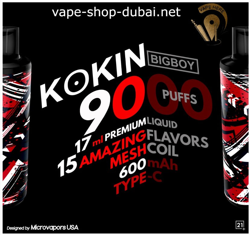 Kokin 9000 Puffs UAE Dubai