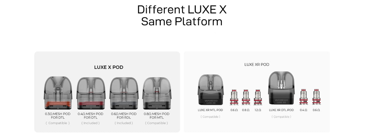 LUXE X Pods Compitability