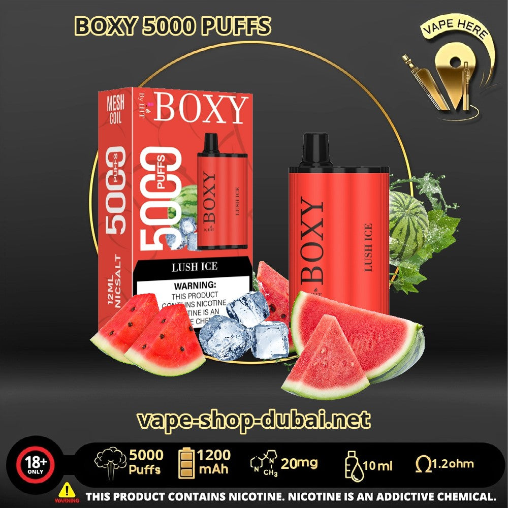 BOXY 5000 PUFFS DISPOSABLE VAPE Lush Ice