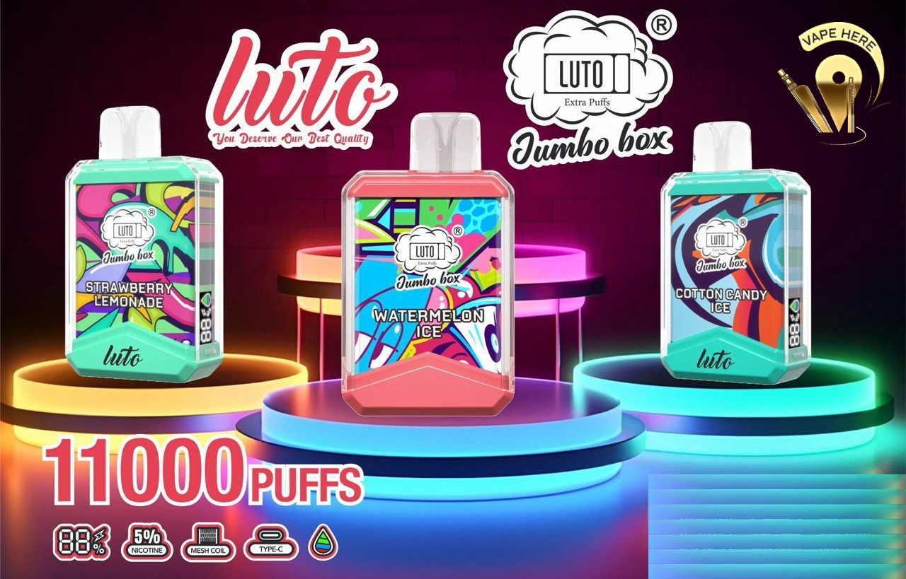 Luto Jumbo Box 11000 Puffs Disposable Vape UAE Abu Dhabi