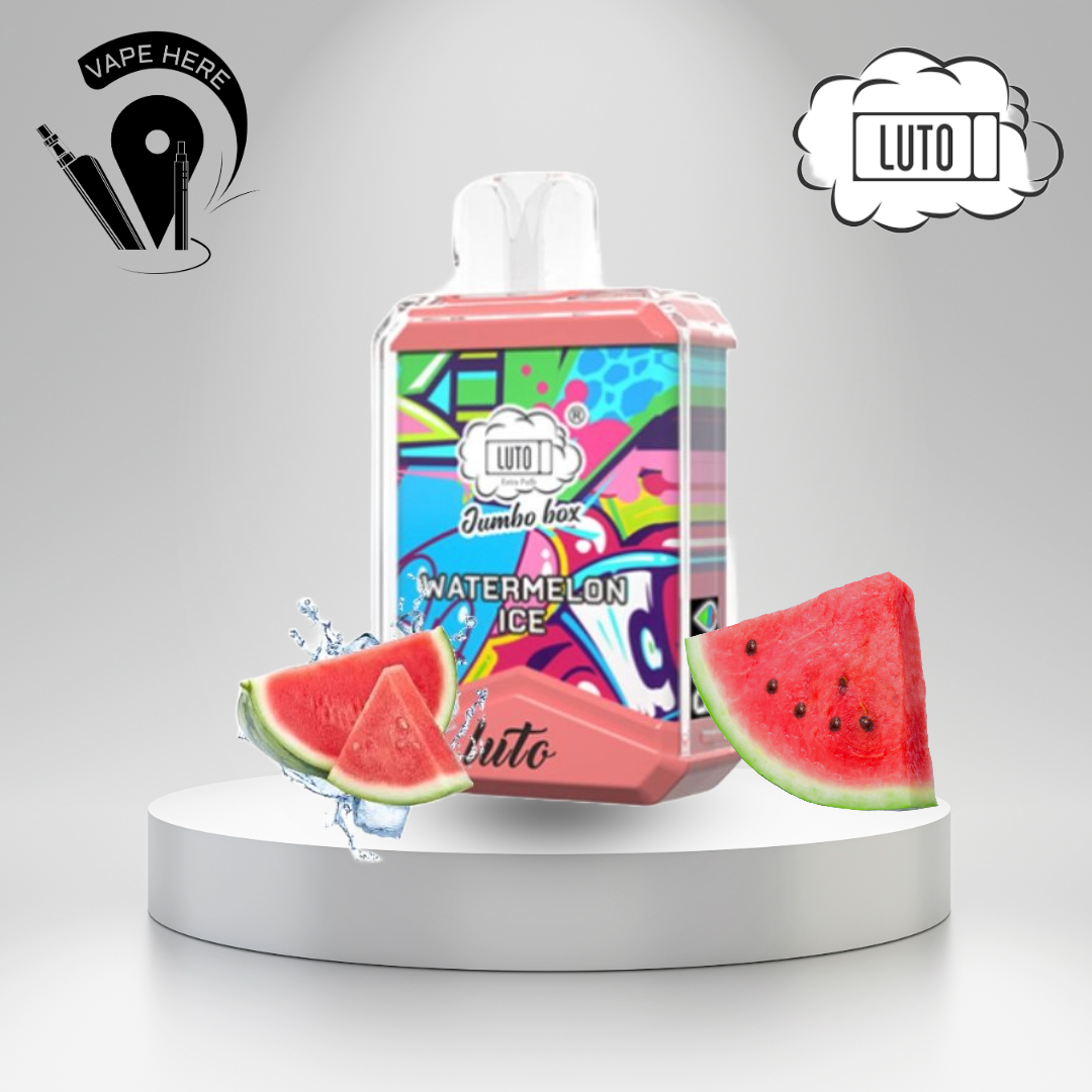 Luto Jumbo Box 11000 Puffs Disposable Vape Watermelon Ice UAE Ajman