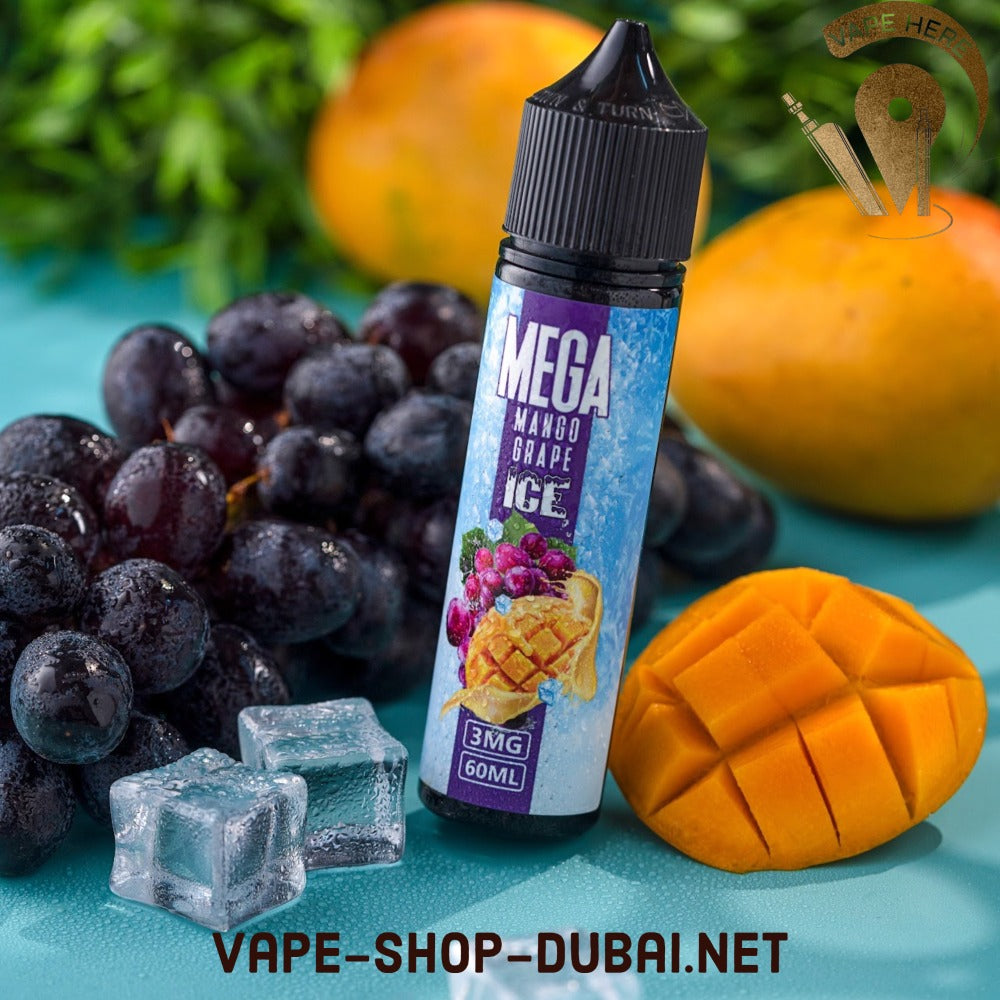 MEGA MANGO GRAPE ICE 60ML E-LIQUID -GRAND E-LIQUID UAE DUBAI