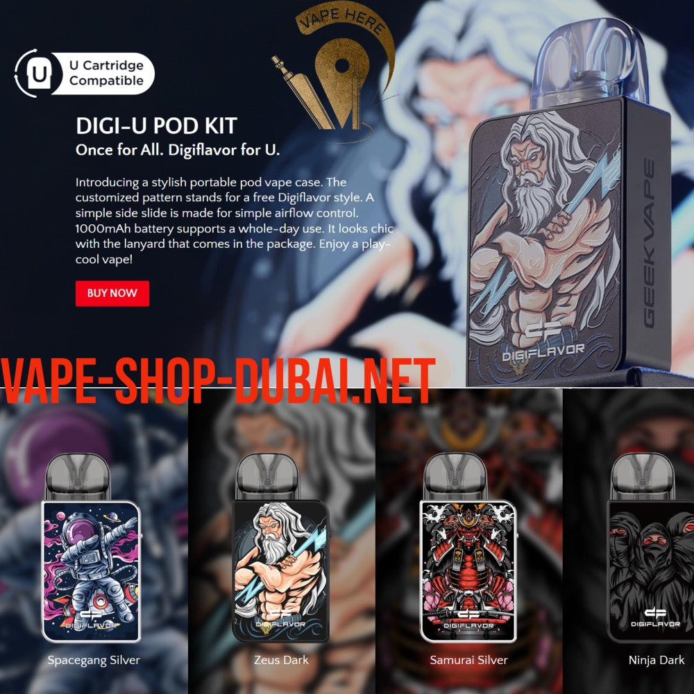 GEEKVAPE Digiflavor U Pod Kit 1000mAh UAE Dubai