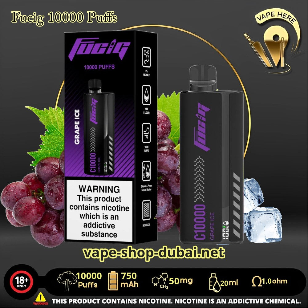 FUCIG C-10000 PUFFS DISPOSABLE VAPE UAE Dubai