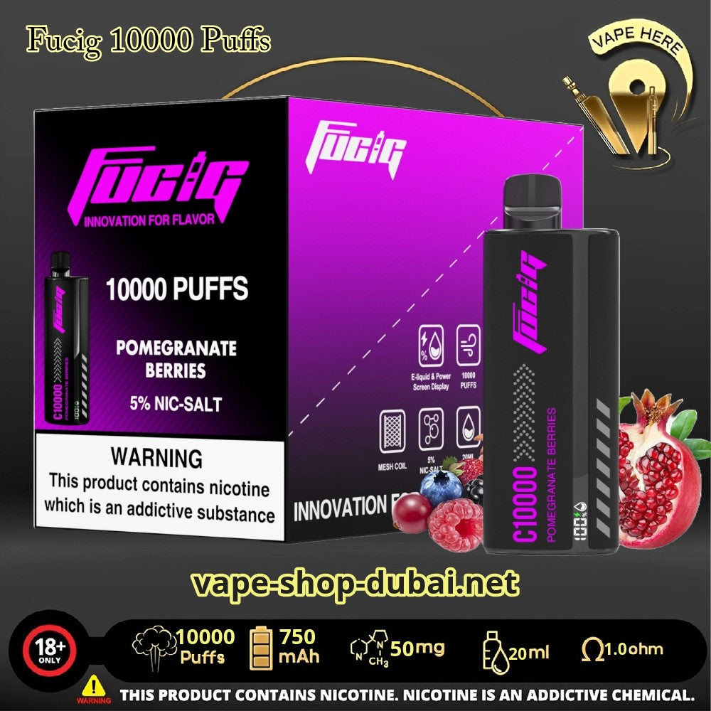 FUCIG C-10000 PUFFS DISPOSABLE VAPE UAE Dubai