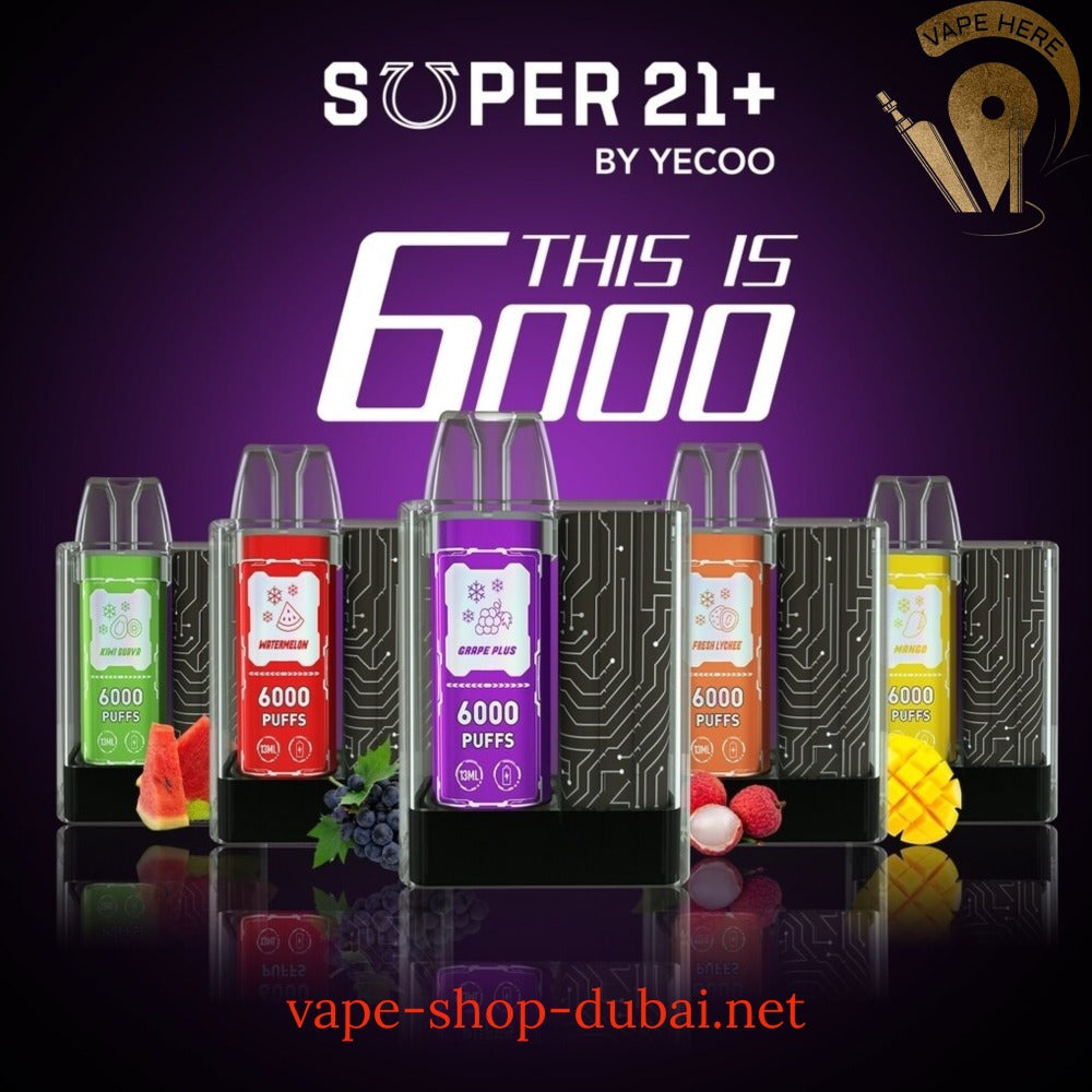 SUPER 21+ 6000 Puffs Disposable Kit Abu Dhabi