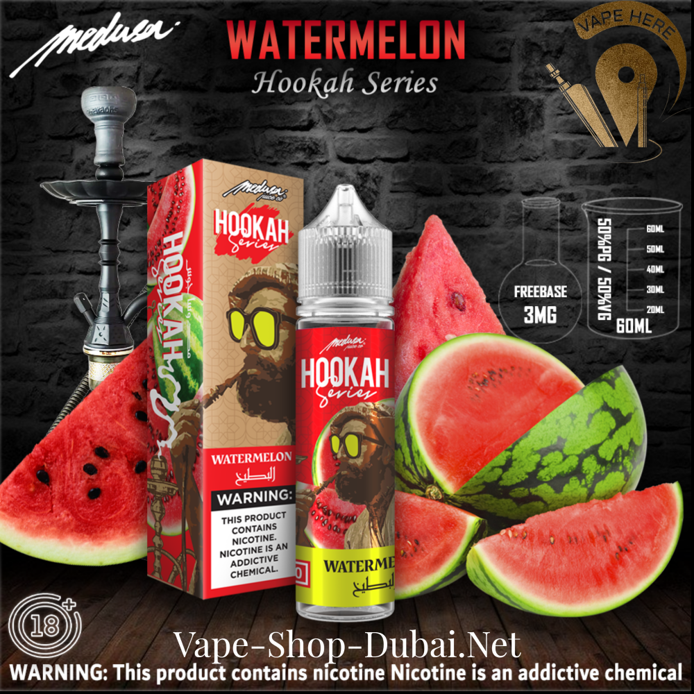 MEDUSA JUICE WATERMELON 60ML E-liquids - HOOKAH SERIES UAE DUBAI