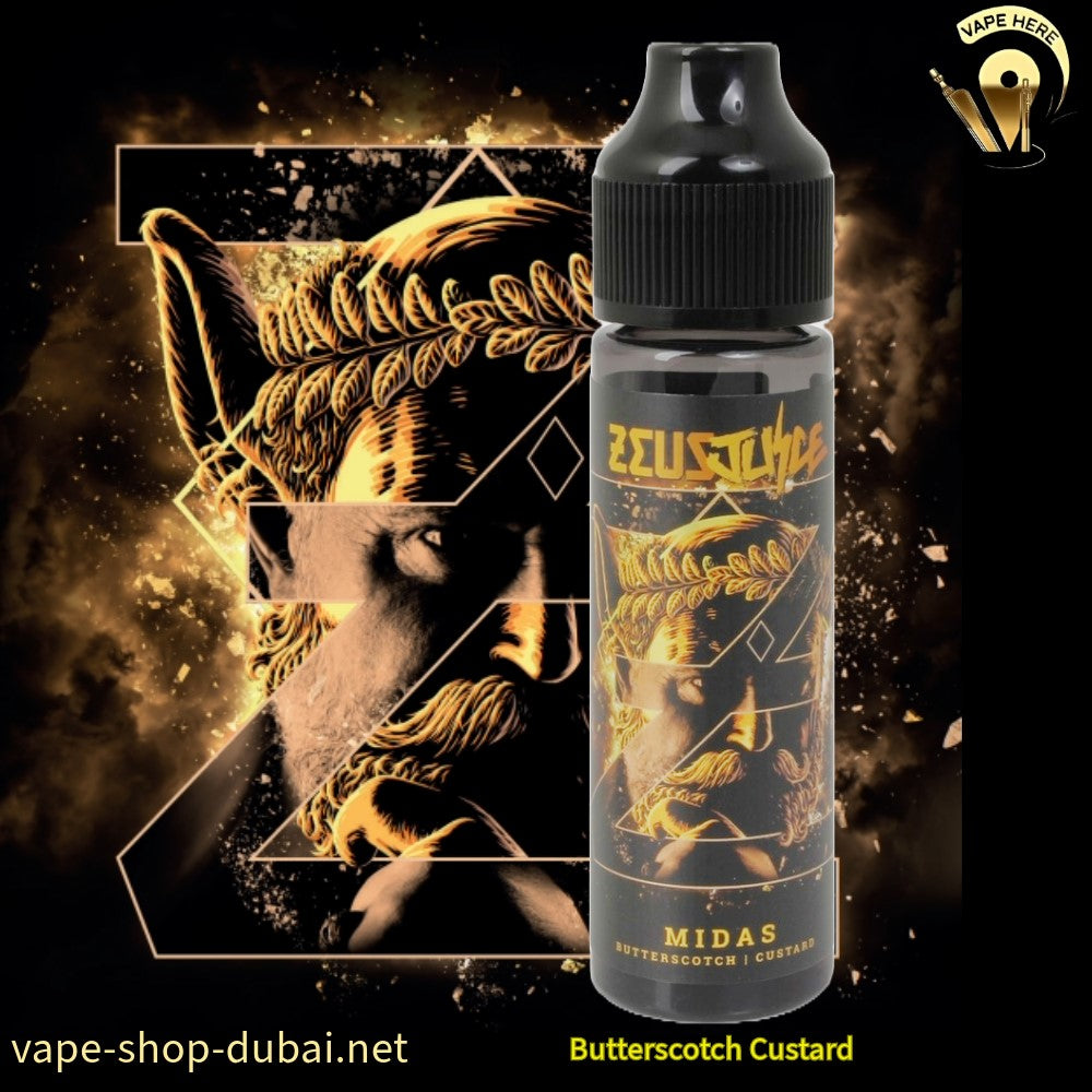 ZEUS JUICES E-LIQUIDS 50ML Midas (ESMA APPROVED) UAE Dubai