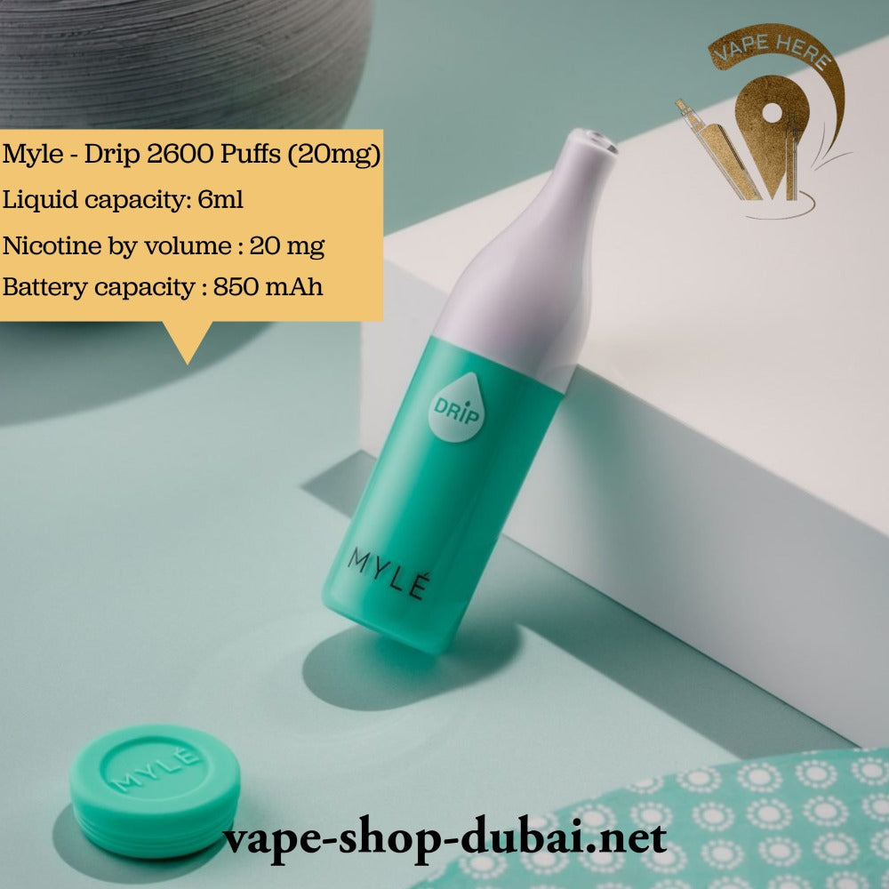 Myle - Drip 2600 Puffs Disposable Pen (20mg 2%) UAE Dubai