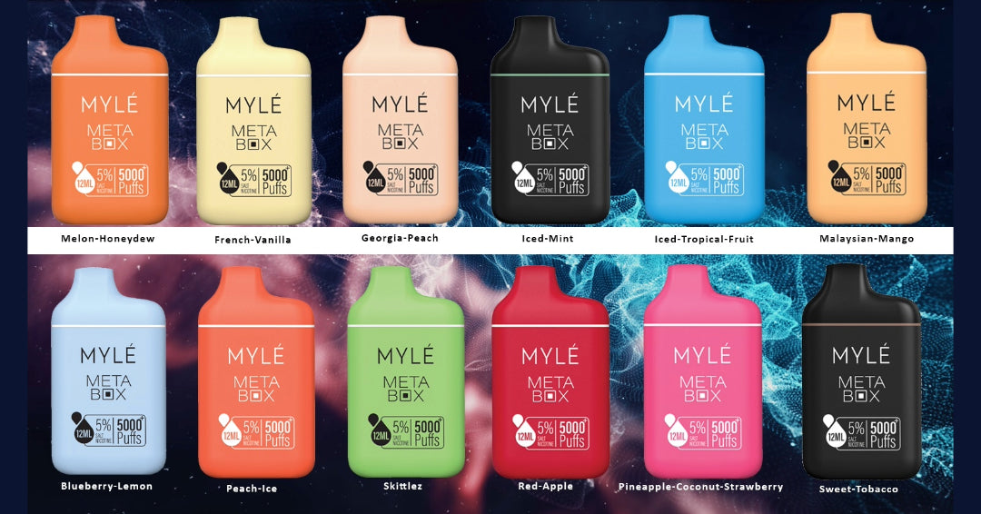 Myle meta Box flavors UAE dubai