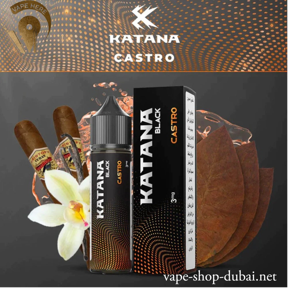 KATANA CASTRO E-LIQUIDE 60ML - BLACK SERIES UAE DUBAI