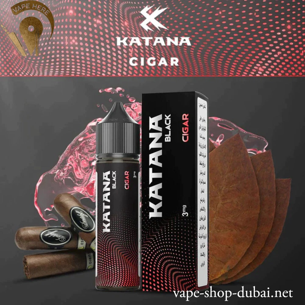 KATANA CIGAR E-LIQUIDE 60ML - BLACK SERIES UAE DUBAI