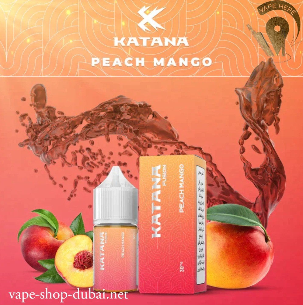 KATANA PEACH MANGO SALTNIC 30ML - FUSION SERIES UAE DUBAI