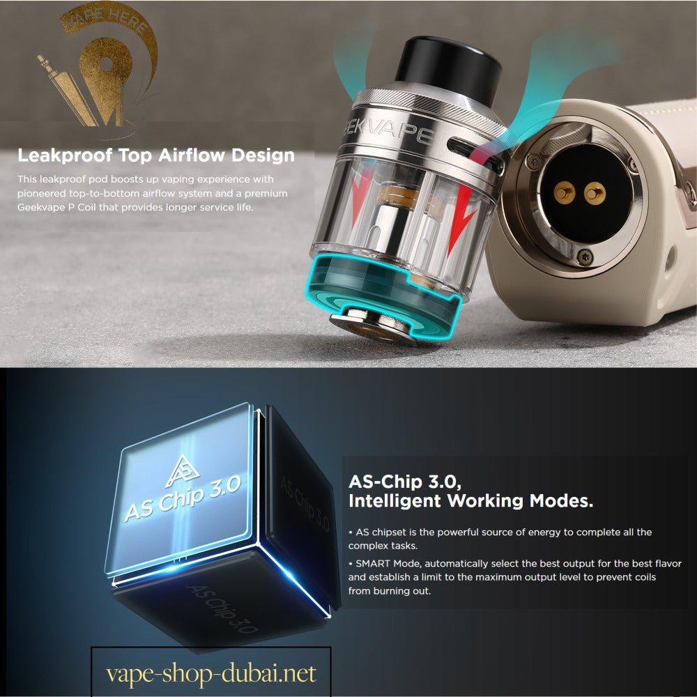 GEEKVAPE E100i AEGIS ETENO KIT 100W ABU DHABI