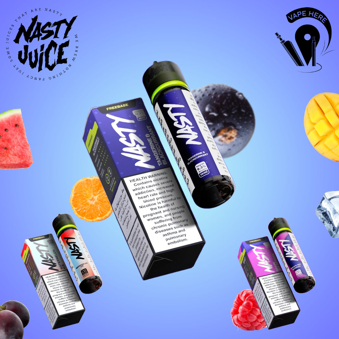 Nasty Vape Juice 3mg 50ml Esma Approved E-Liquids UAE Dubai