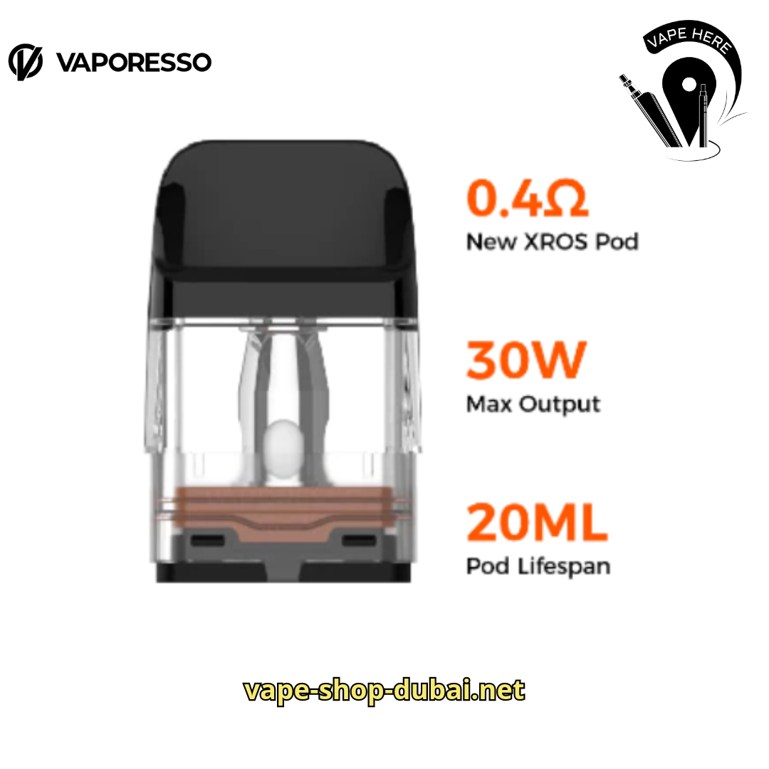 New XROS Pods 3ml From Vaporesso UAE Ras Al Khaimah