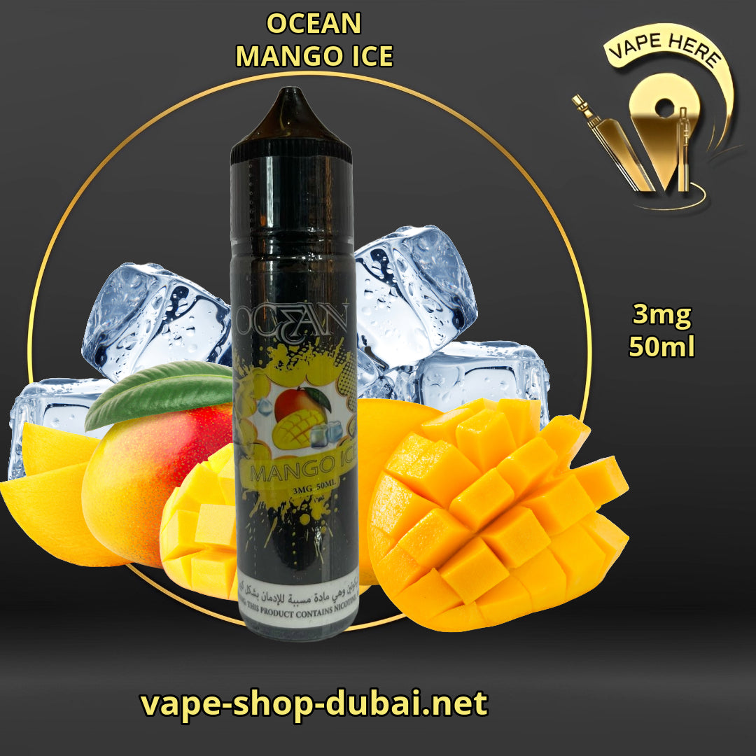OCEAN E-Juice 3MG 60ml Mango Ice UAE Dubai