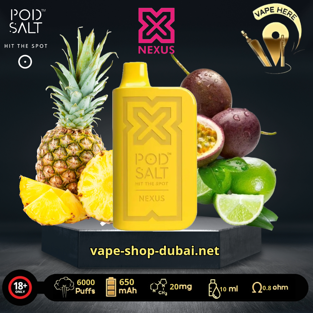 nexus pod salt 6000 Puffs Disposable Vape flavors