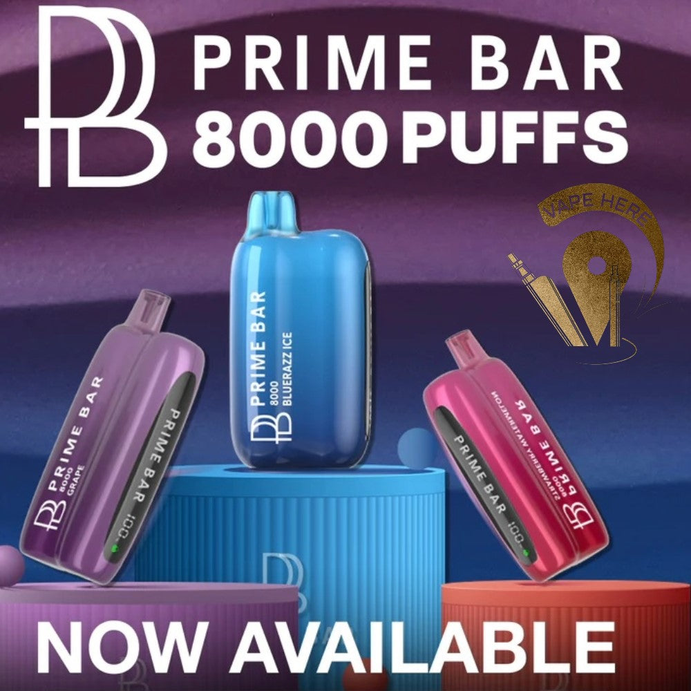 PRIME BAR 8000 PUFFS 50MG DISPOSABLE VAPE UAE Dubai