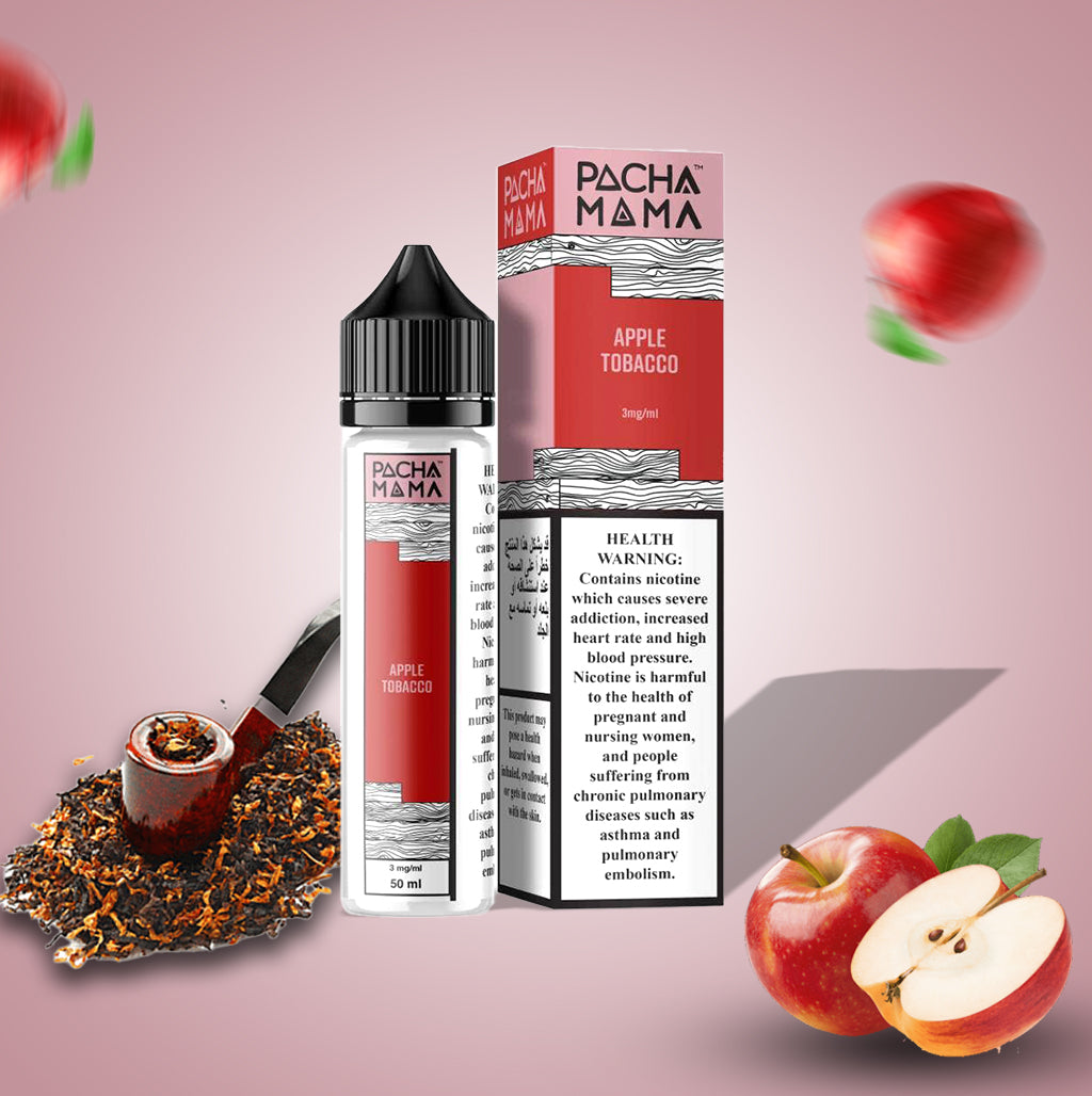 Pacha Mama Juice 20mg ESMA Approved Nic Salt 30ml Apple Tobacco UAE Ras Al Khaimah