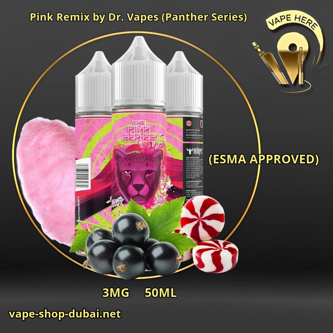 Pink Remix 50ml E juice by Dr. Vapes (Panther Series) 3mg 50ml UAE Dubai