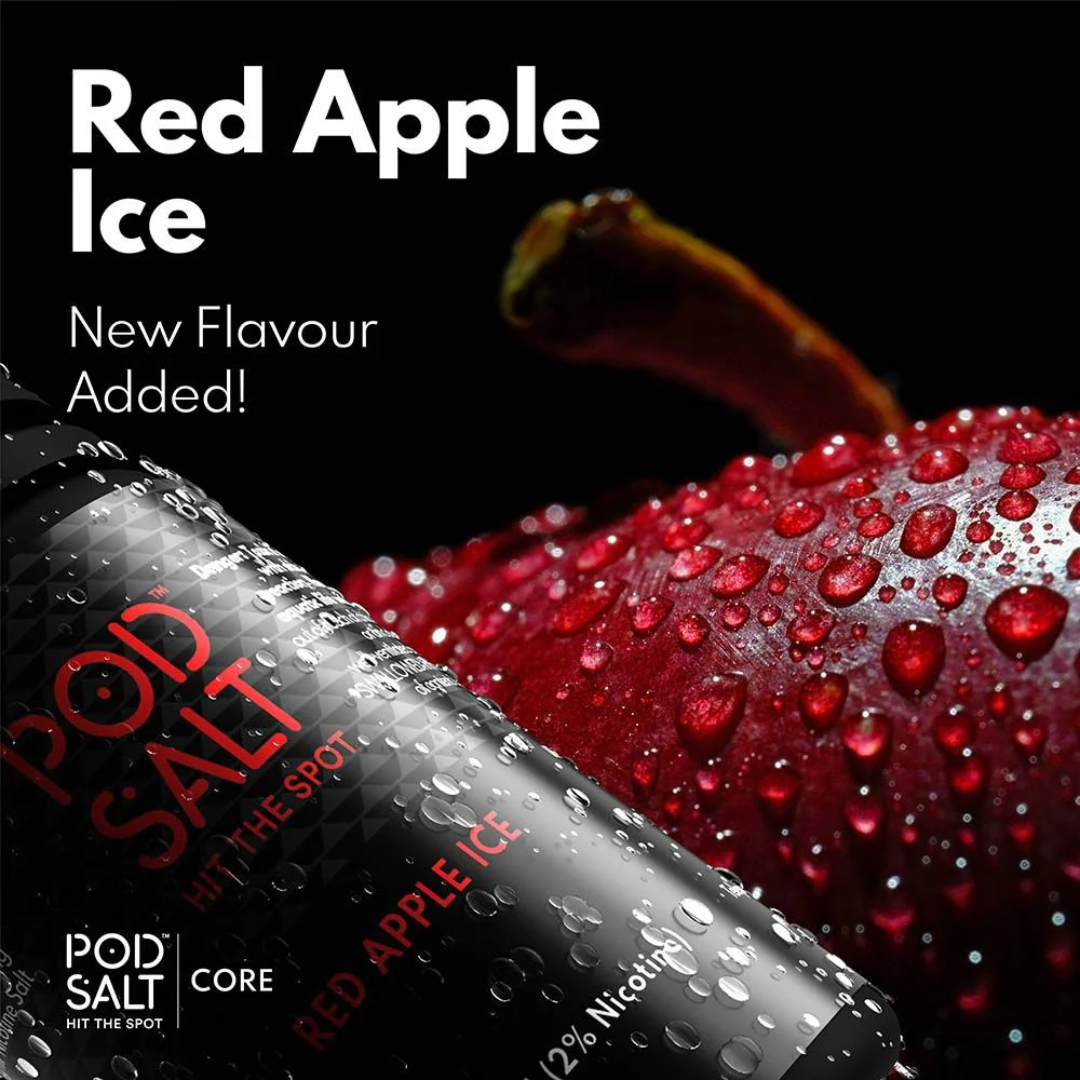 Pod Salt - Red Apple Ice - SaltNic