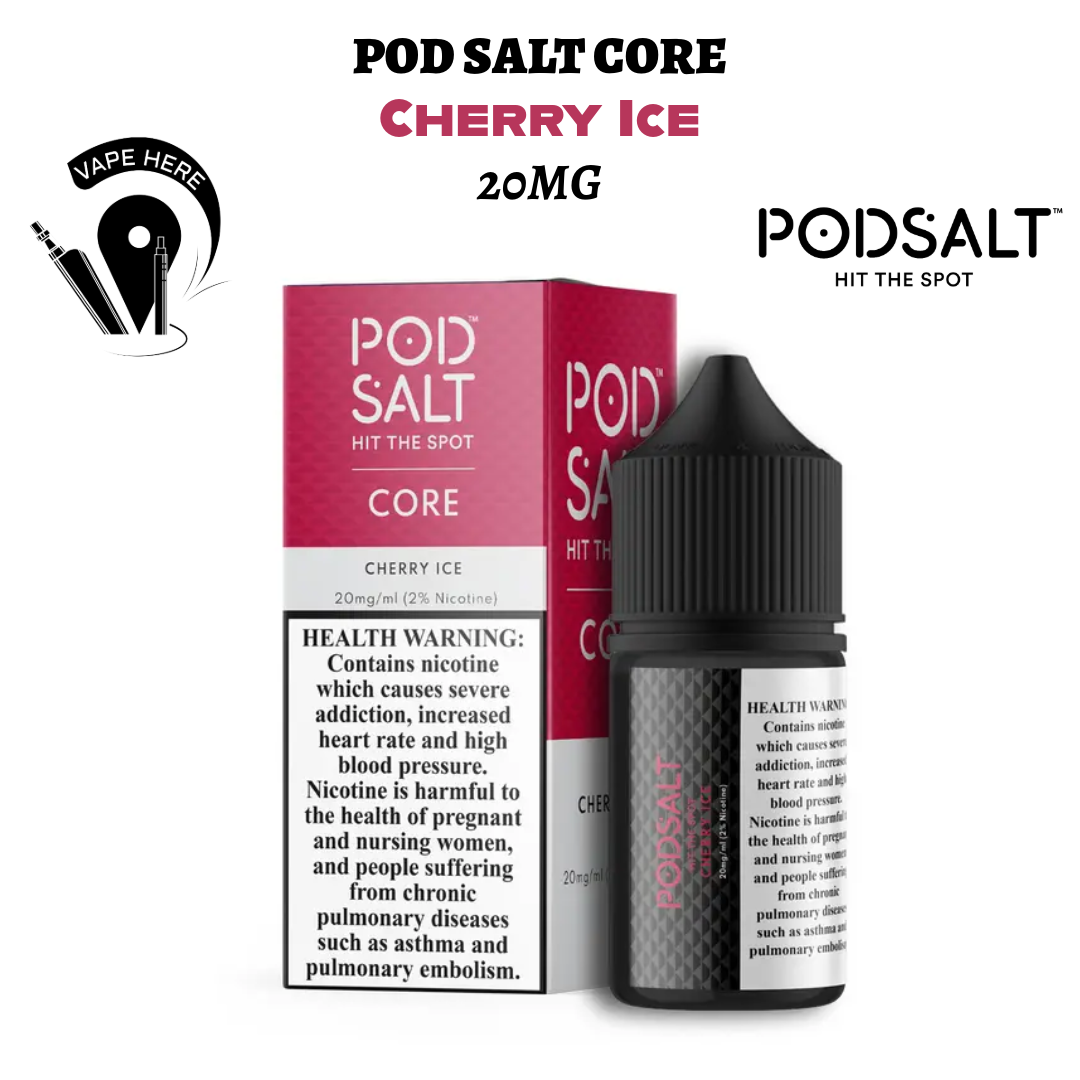 Pod Salt Core Cherry Ice SaltNic 20MG 30ml UAE Dubai & Abu Dhabi