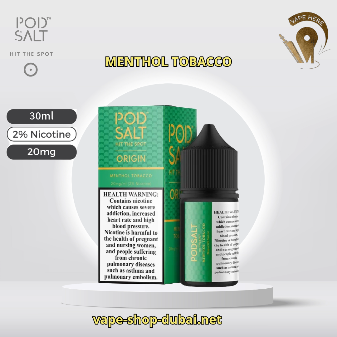 Pod Salt Origin Menthol Tobacco Dubai UAE Abu Dhabi